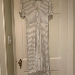 Old Navy Button Front Midi Dress
